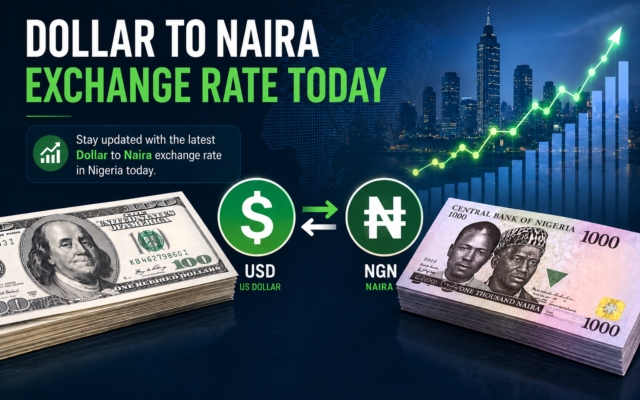 Dollar to Naira exchange rate today, August 27, 2026: official and black market rates