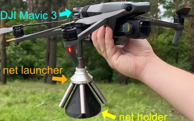China's NEXWISE Develops a Modular Net Launcher That Lets Police Capture Suspects From Robot Dogs and Drones Without Firing a Shot
