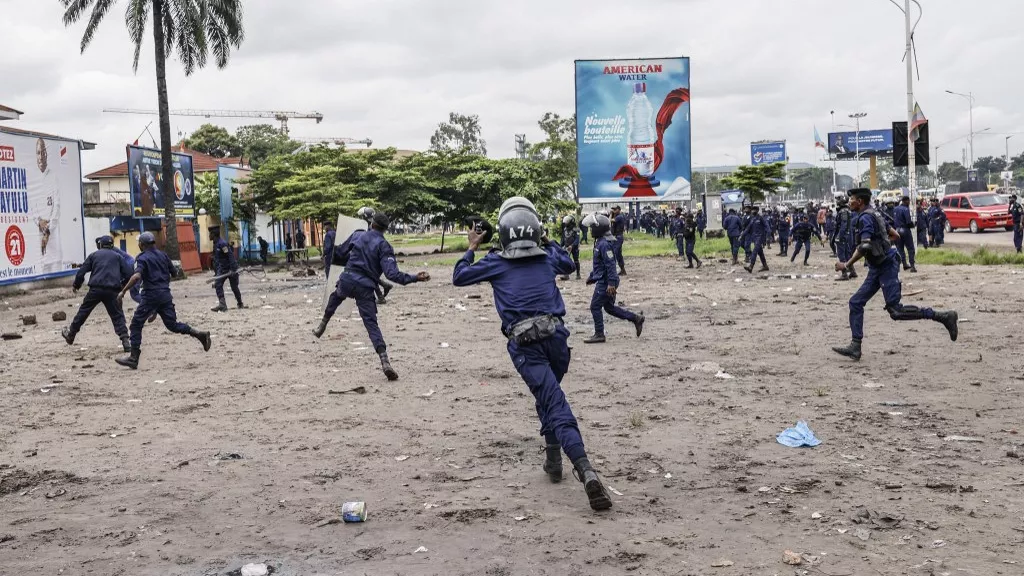DRC Police Fire Tear Gas and Warning Shots as Hundreds Protest in Kinshasa Against Proposed Third-Term Constitutional Changes