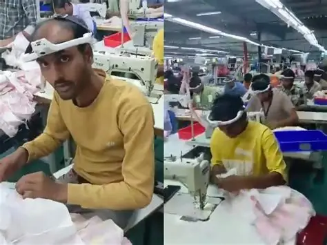Indian Factory Workers Wear Head-Mounted Cameras to Record Hand Movements for AI Training and Humanoid Robot Development