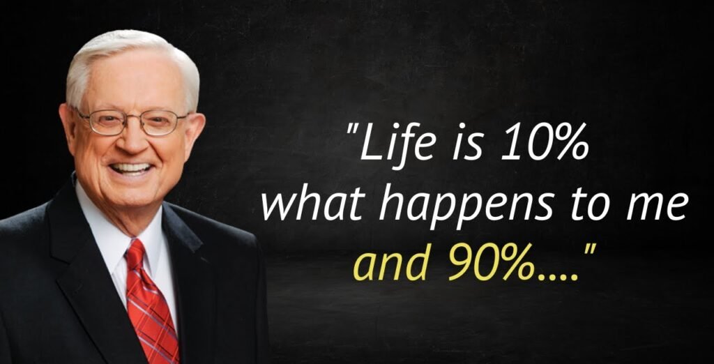 “Life Is 10% What Happens to You and 90% How You React to It” - Charles R. Swindoll