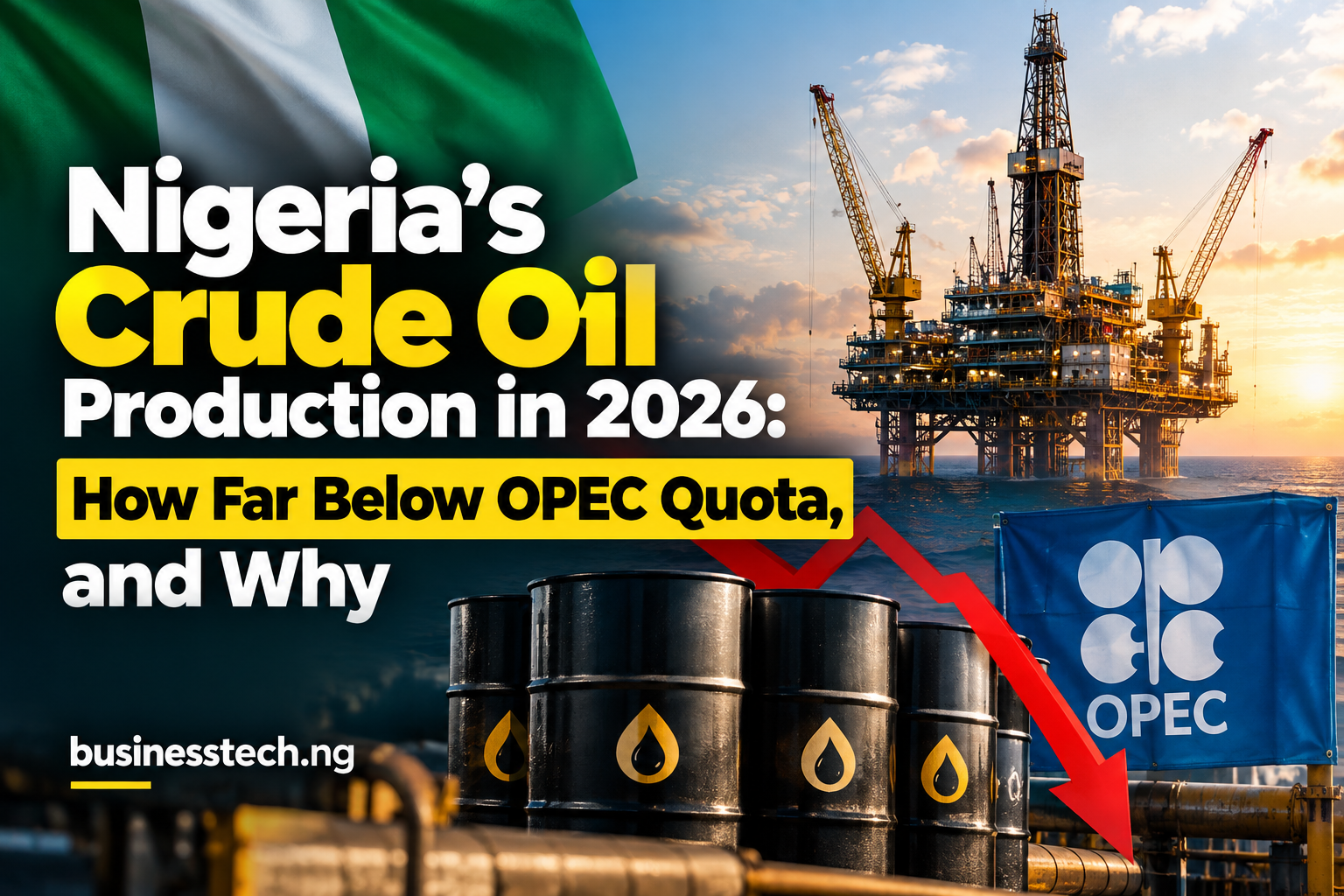 Nigeria's Crude Oil Production in 2026 How Far Below OPEC Quota, and Why