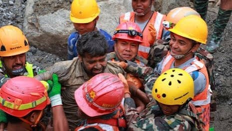 Nepal Floods: Two Workers Rescued Alive From Hydropower Tunnel After Nine Days