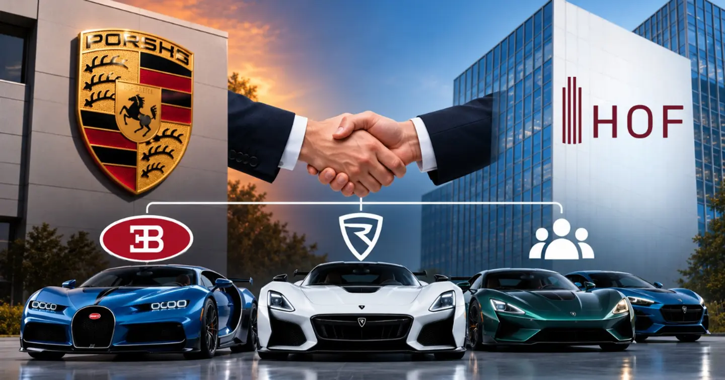 Porsche Completes €1 Billion Bugatti Rimac Exit to HOF Capital