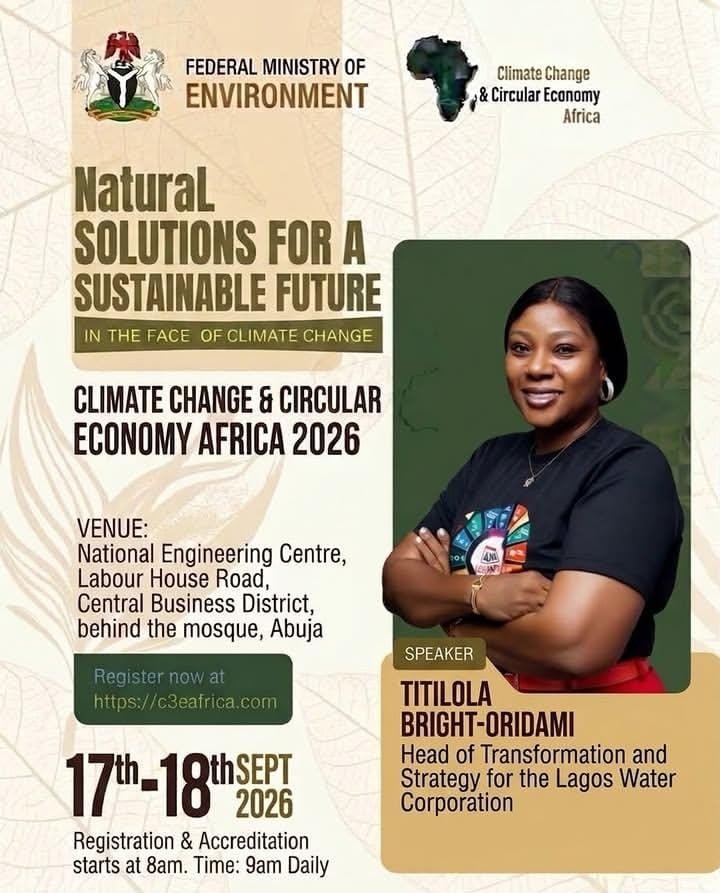 Titilola Bright Oridami CCCE Africa 2026 Natural Solutions for a Sustainable Future