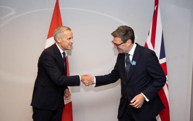 UK's Burnham and Canada's Carney Hold First Bilateral Meeting