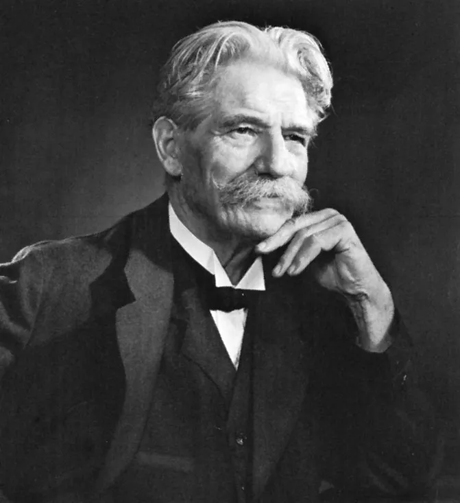 Albert Schweitzer Quote “Life Becomes Harder for Us When We Live for Others, But It Also Becomes Richer and Happier”