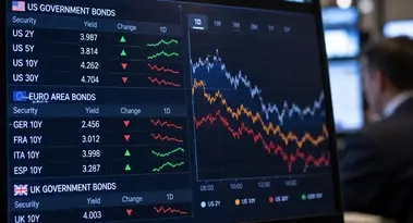 Global Shares Rise as Bond Market Turmoil Eases Ahead of Key US Jobs Report