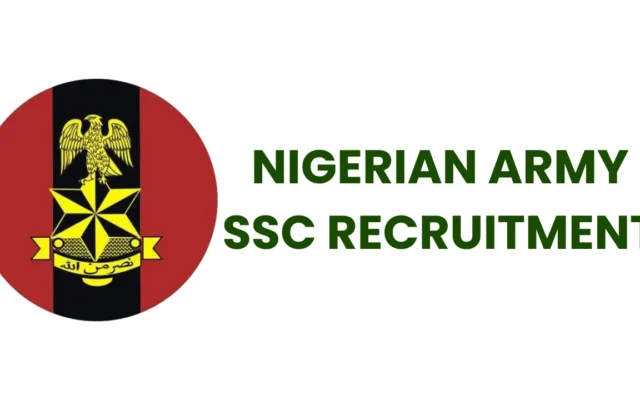 Nigerian Army SSCC Course 50/2027 Recruitment Portal Is Open